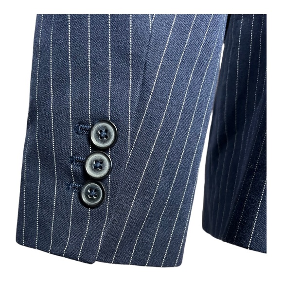 Banana Republic Pinstripe Blazer Jacket - Womens Size 8 - Picture 7 of 12
